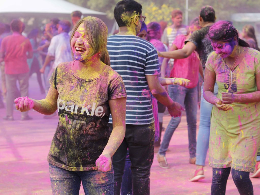 Holi Celebration infosys hyderabad pocharam