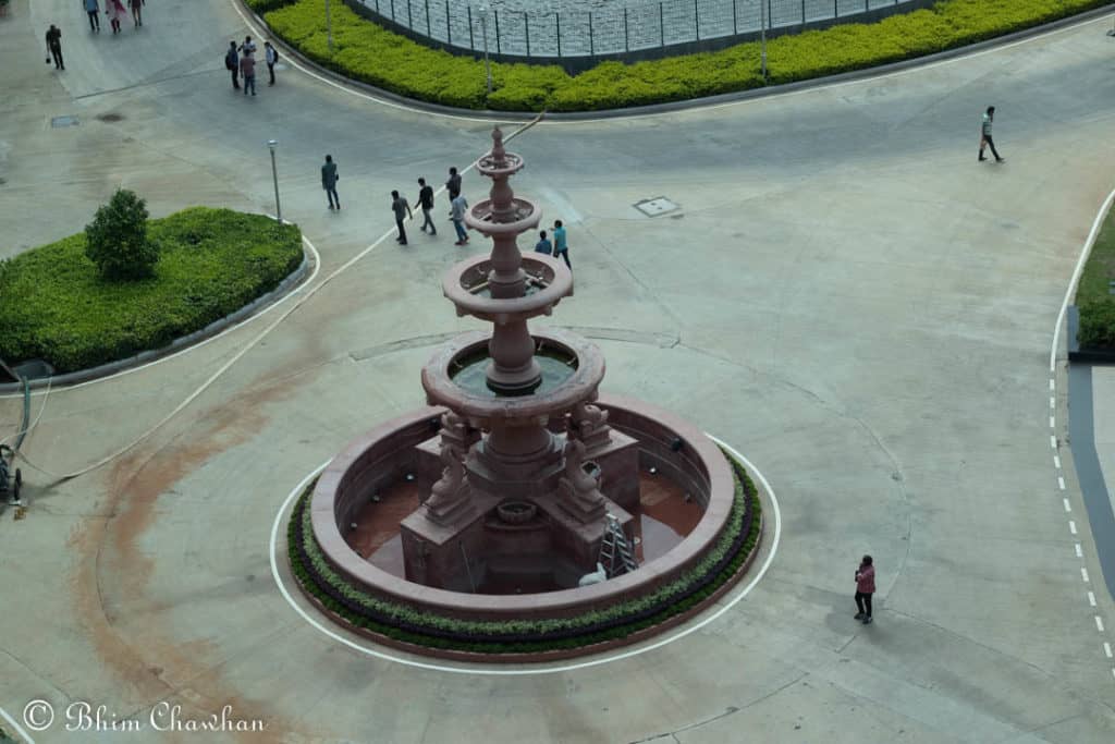 infosys hyderabad campus phase 2 fountain